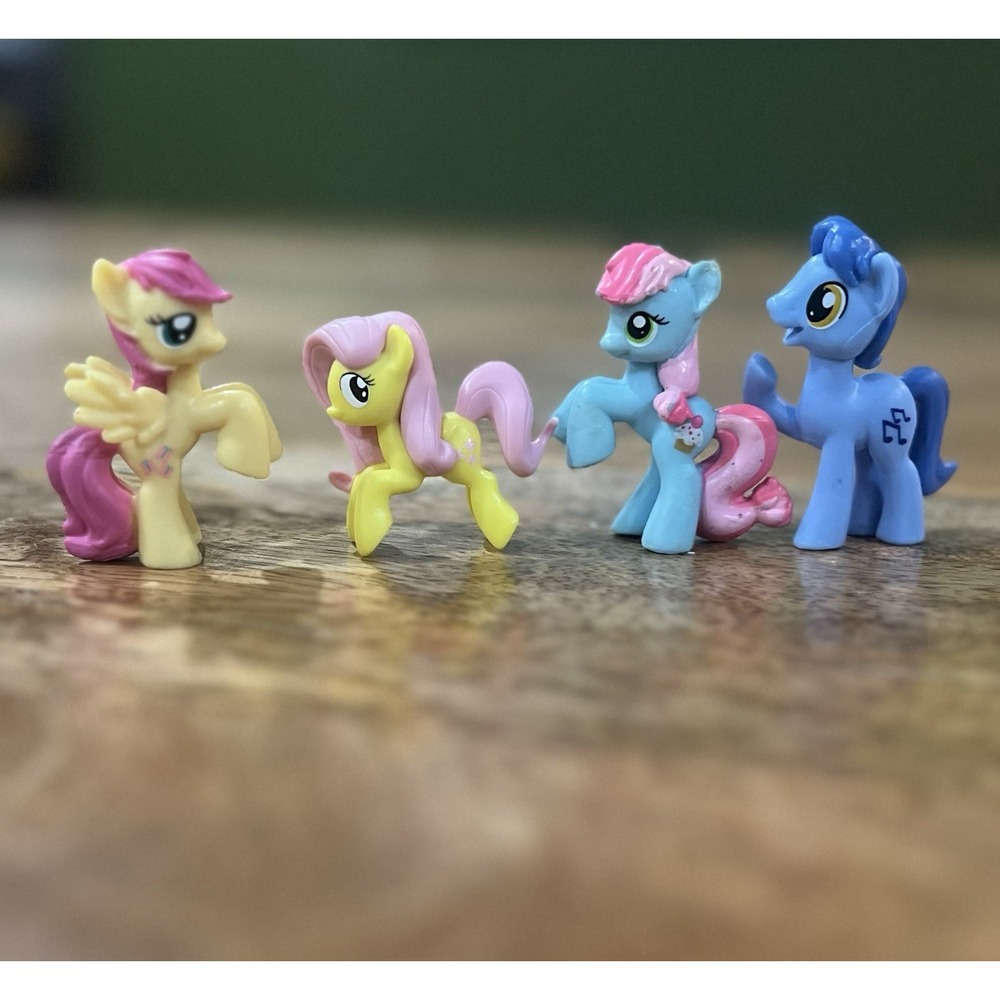 Lot Of 4 MLP , Two Fluttershy, Sweetie Blue ,Noteworthy